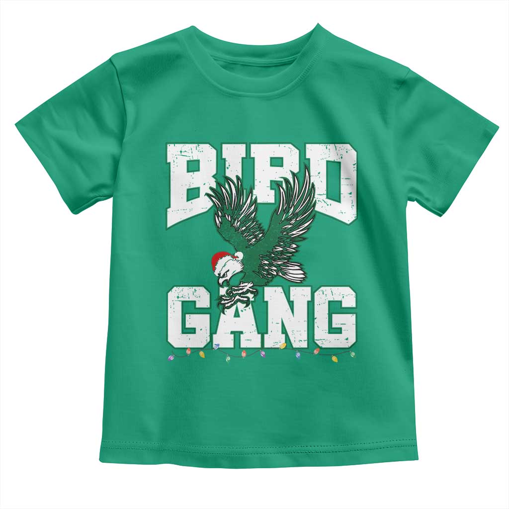 PFE Bird Gang Christmas Toddler T Shirt Philly Lover Santa Bird TS10 Irish Green Print Your Wear