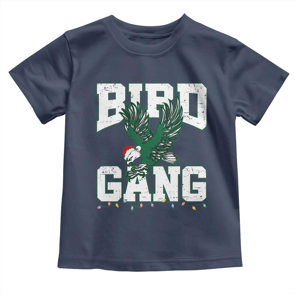PFE Bird Gang Christmas Toddler T Shirt Philly Lover Santa Bird TS10 Navy Print Your Wear