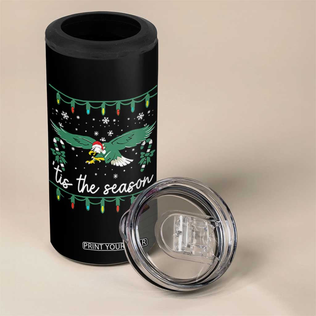 Christmas Philly Lover 4 in 1 Can Cooler Tumbler Tis The Season Football Lovers EF TS10 Print Your Wear