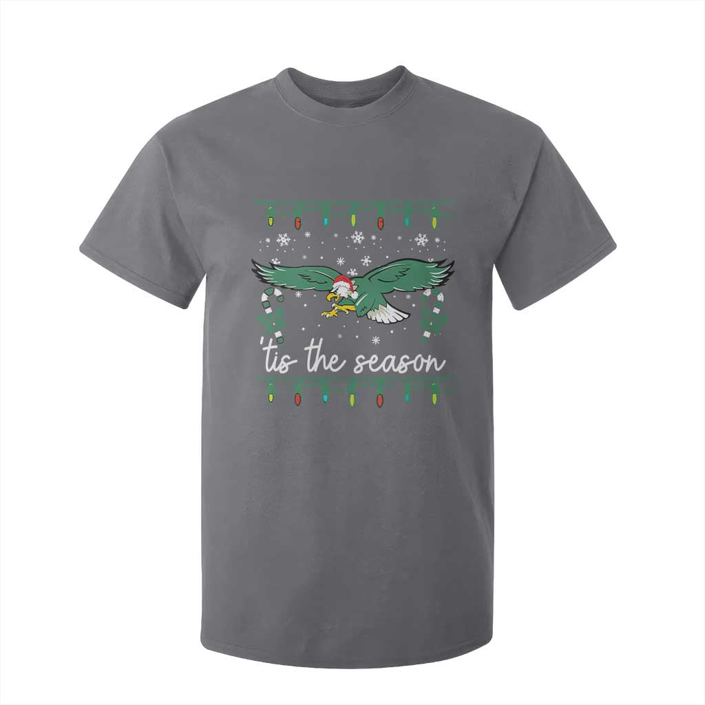 Christmas Philly Lover T Shirt For Kid Tis The Season Football Lovers EF TS10 Charcoal Print Your Wear