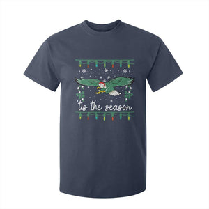 Christmas Philly Lover T Shirt For Kid Tis The Season Football Lovers EF TS10 Navy Print Your Wear