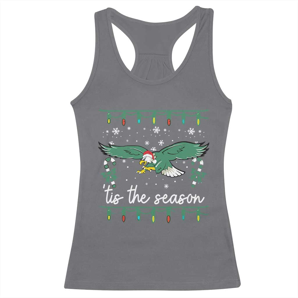 Christmas Philly Lover Racerback Tank Top Tis The Season Football Lovers EF TS10 Charcoal Print Your Wear