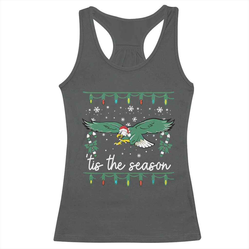 Christmas Philly Lover Racerback Tank Top Tis The Season Football Lovers EF TS10 Dark Heather Print Your Wear