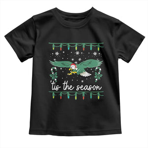 Christmas Philly Lover Toddler T Shirt Tis The Season Football Lovers EF TS10 Black Print Your Wear