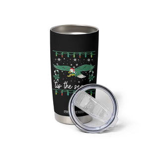 Christmas Philly Lover Tumbler Cup Tis The Season Football Lovers EF TS10 Print Your Wear