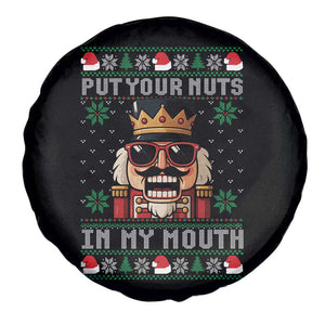 Inappropriate Christmas Spare Tire Cover Funny Put Your Nuts in My Mouth Dirty Holiday TS10 Print Your Wear