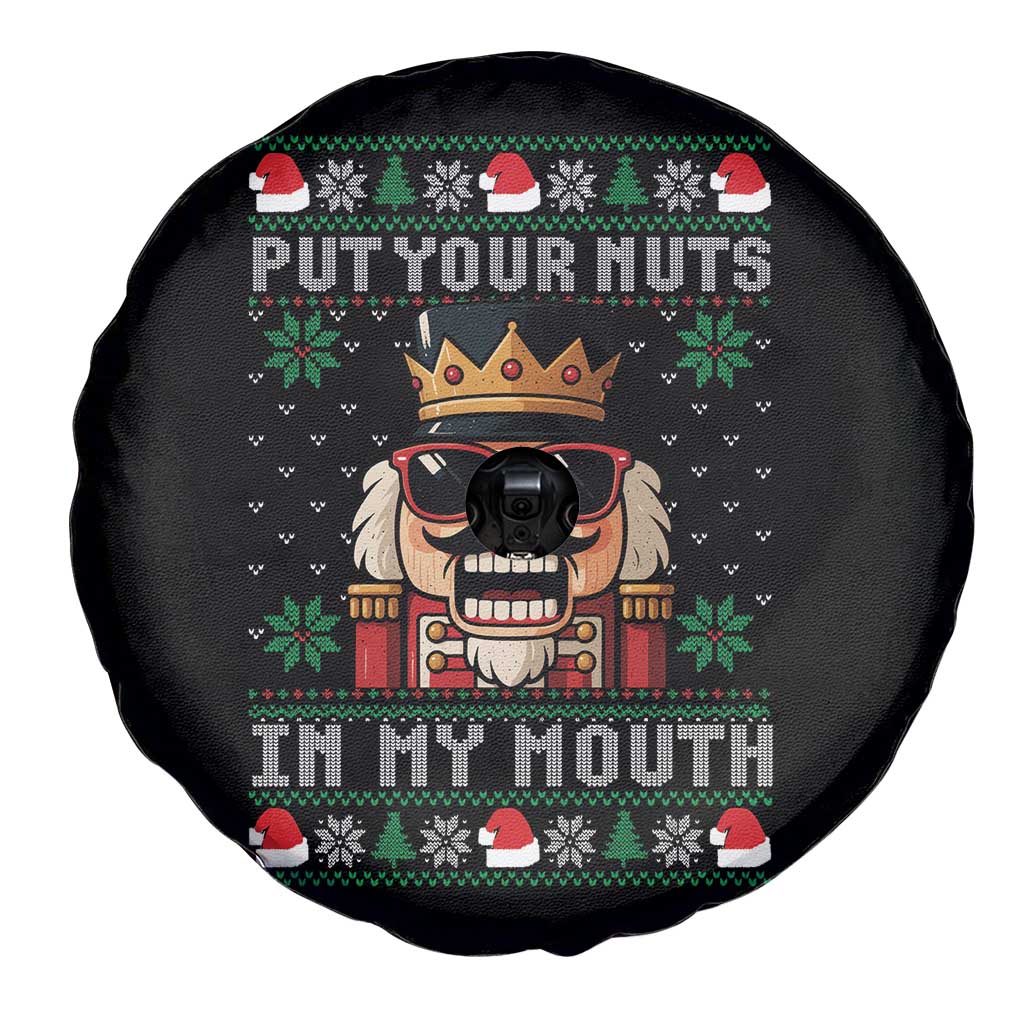 Inappropriate Christmas Spare Tire Cover Funny Put Your Nuts in My Mouth Dirty Holiday TS10 Print Your Wear