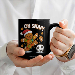 Oh Snap Gingerbreadman Christmas Soccer Coffee Mug TS10 Print Your Wear