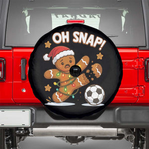 Oh Snap Gingerbreadman Christmas Soccer Spare Tire Cover TS10 Black Print Your Wear