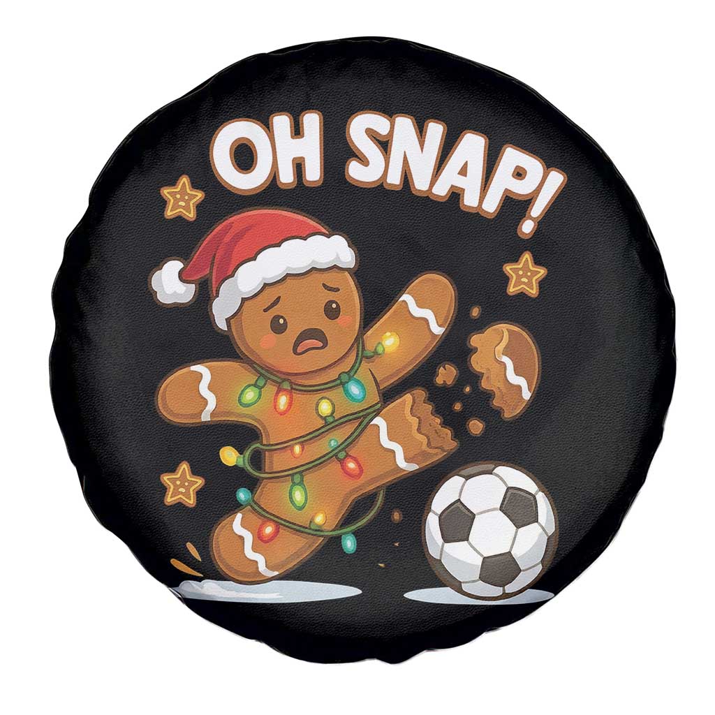 Oh Snap Gingerbreadman Christmas Soccer Spare Tire Cover TS10 Print Your Wear