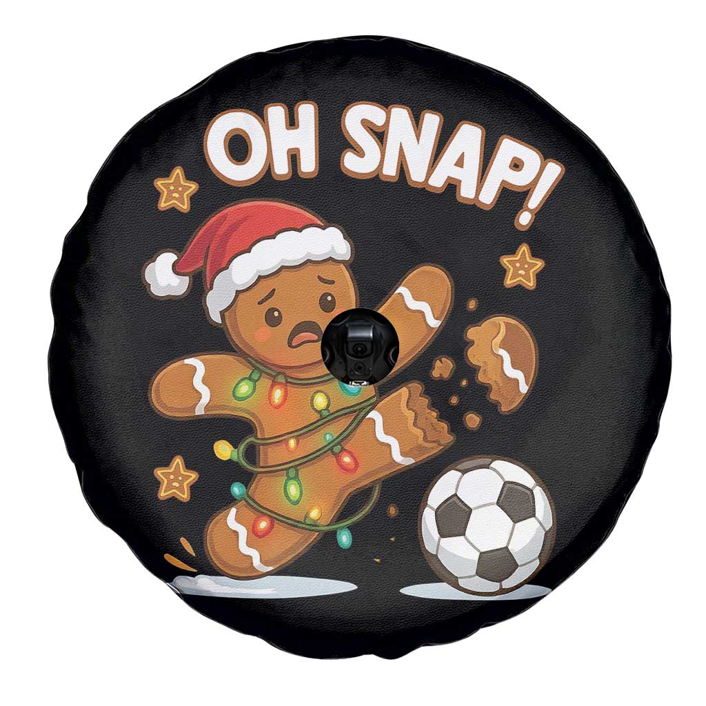 Oh Snap Gingerbreadman Christmas Soccer Spare Tire Cover TS10 Print Your Wear