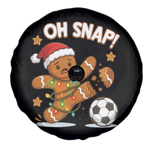 Oh Snap Gingerbreadman Christmas Soccer Spare Tire Cover TS10 Print Your Wear