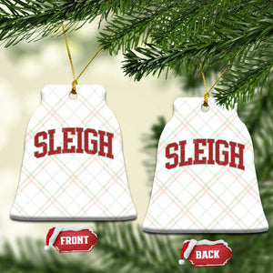 Sleigh Christmas Ceramic Ornament Funny Women Retro Merry Xmas Family Holiday - Print Your Wear