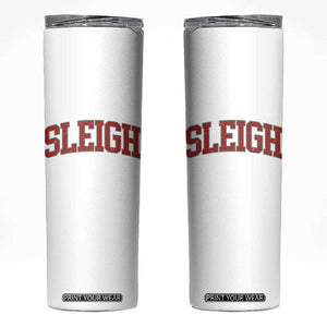 Sleigh Christmas Skinny Tumbler Funny Women Retro Merry Xmas Family Holiday TS10 White Print Your Wear