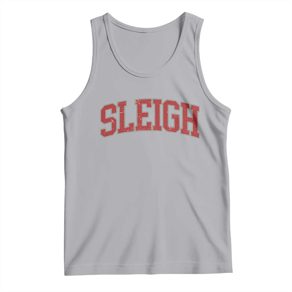 Sleigh Christmas Tank Top Funny Women Retro Merry Xmas Family Holiday TS10 Athletic Heather Print Your Wear