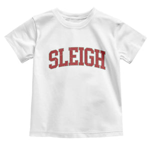 Sleigh Christmas Toddler T Shirt Funny Women Retro Merry Xmas Family Holiday TS10 White Print Your Wear