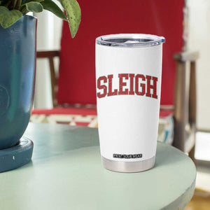 Sleigh Christmas Tumbler Cup Funny Women Retro Merry Xmas Family Holiday TS10 Print Your Wear