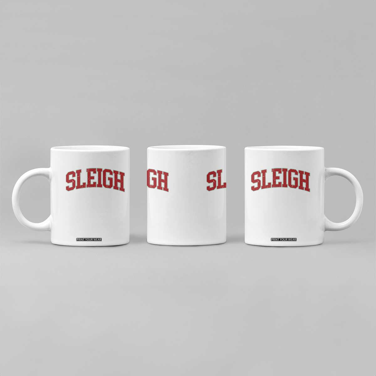 Sleigh Christmas Coffee Mug Funny Women Retro Merry Xmas Family Holiday TS10 Print Your Wear