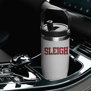 Sleigh Christmas Flip Straw Tumbler Funny Women Retro Merry Xmas Family Holiday TS10 Print Your Wear