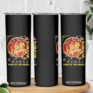 2026 Year of the Horse Lunar New Year Skinny Tumbler TS10 Print Your Wear