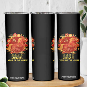 Chinese New Year 2026 Skinny Tumbler Year of The Horse TS10 Print Your Wear
