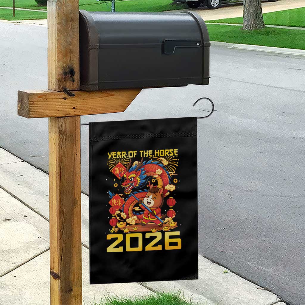 Chinese New Year 2026 Garden Flag LYE Year of The Horse TS10 Print Your Wear
