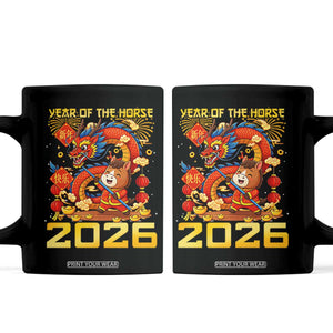 Chinese New Year 2026 Coffee Mug LYE Year of The Horse TS10 Black Print Your Wear