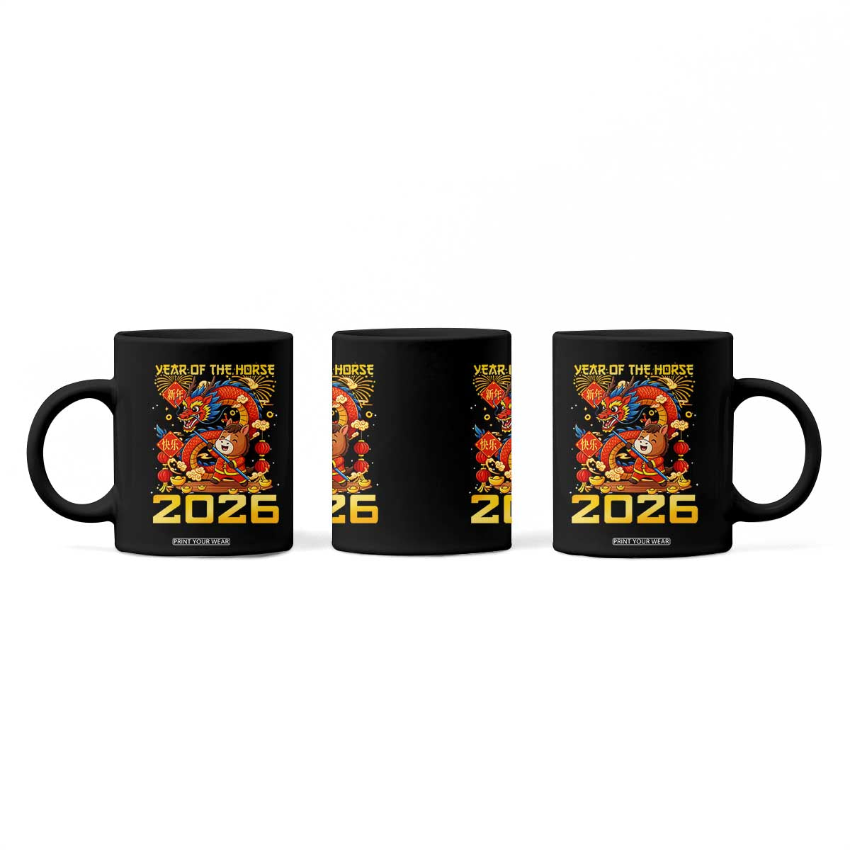 Chinese New Year 2026 Coffee Mug LYE Year of The Horse TS10 Print Your Wear