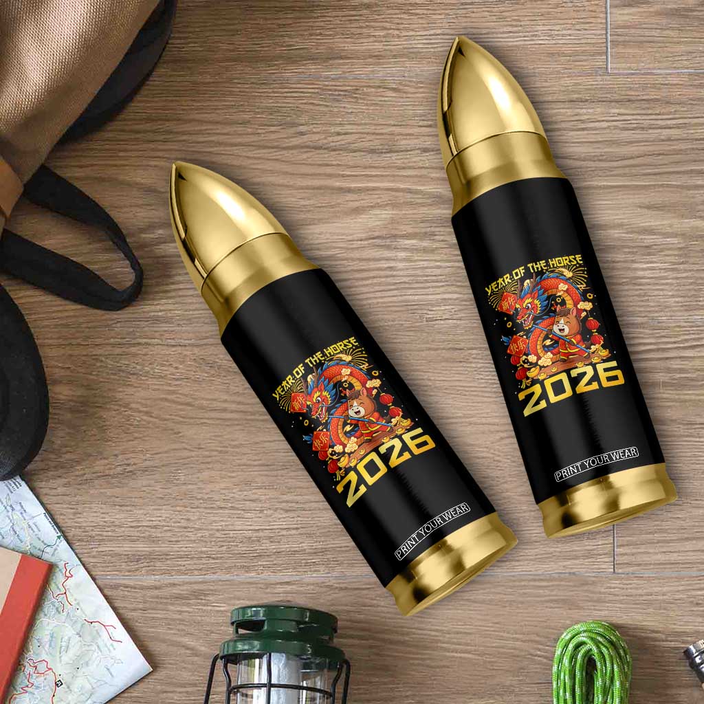 Chinese New Year 2026 Bullet Tumbler LYE Year of The Horse TS10 Print Your Wear