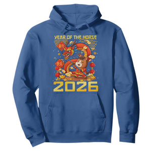 Chinese New Year 2026 Hoodie LYE Year of The Horse TS10 Royal Blue Print Your Wear
