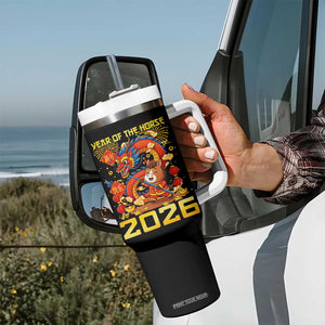 Chinese New Year 2026 Tumbler With Handle LYE Year of The Horse TS10 Print Your Wear