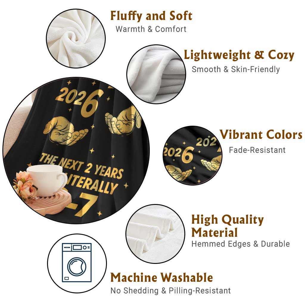 Funny 67 New Years Eve Throw Blanket Six Seven Boys Kids NYE Party 6 7 Meme TS10 Print Your Wear