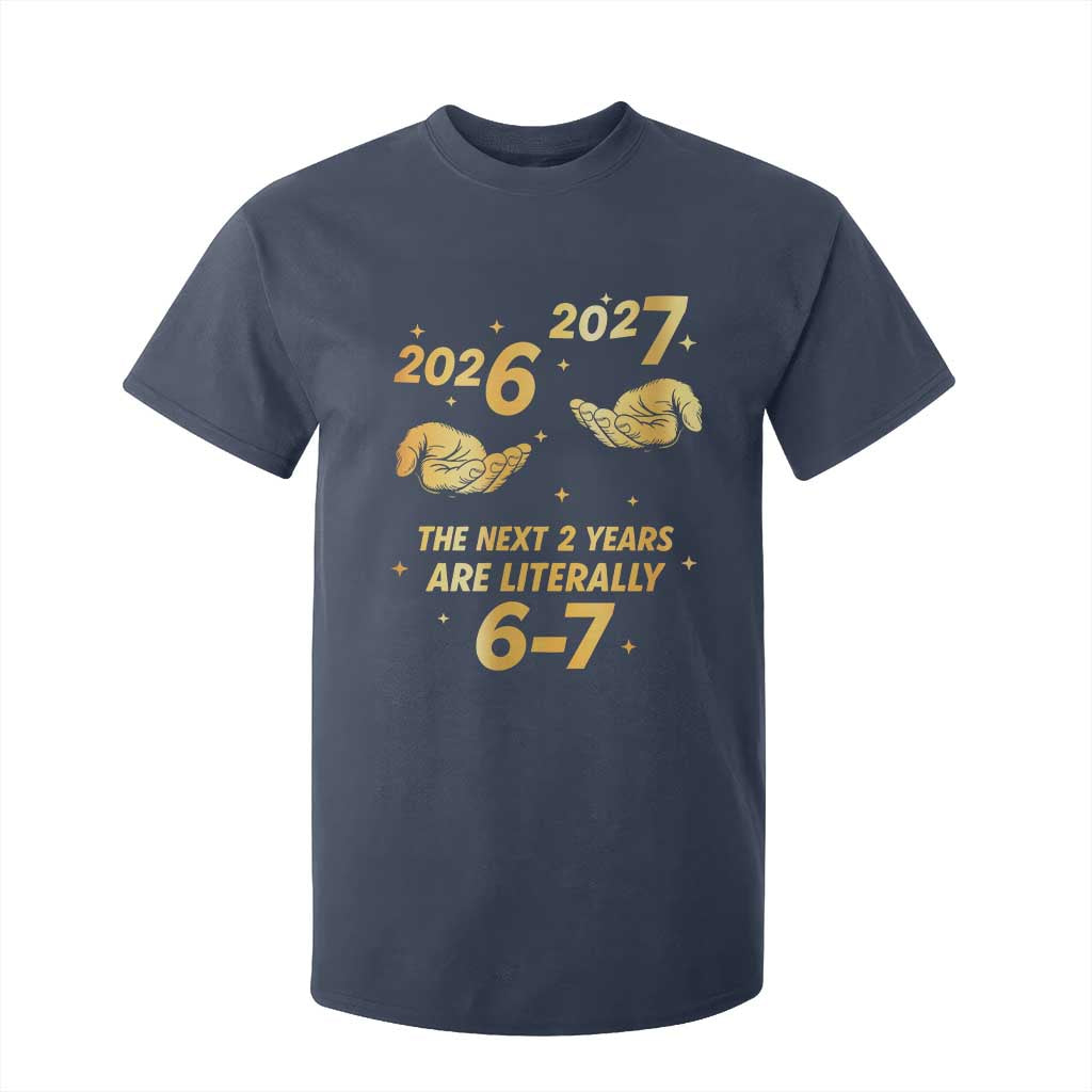 Funny 67 New Years Eve T Shirt For Kid Six Seven Boys Kids NYE Party 6 7 Meme TS10 Navy Print Your Wear