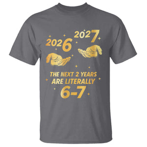 Funny 67 New Years Eve T Shirt Six Seven Boys Kids NYE Party 6 7 Meme TS10 Charcoal Print Your Wear