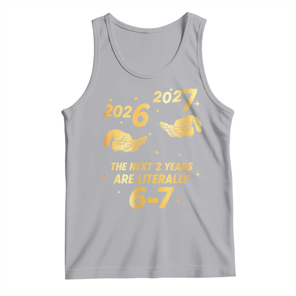 Funny 67 New Years Eve Tank Top Six Seven Boys Kids NYE Party 6 7 Meme TS10 Athletic Heather Print Your Wear
