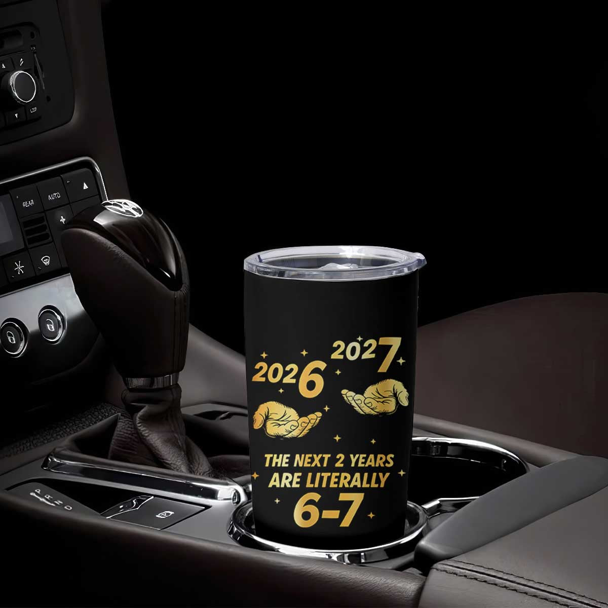 Funny 67 New Years Eve Tumbler Cup Six Seven Boys Kids NYE Party 6 7 Meme TS10 Print Your Wear