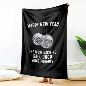 Funny New Years Eve Throw Blanket Ball Drop Rude Adult Humor TS10 Print Your Wear