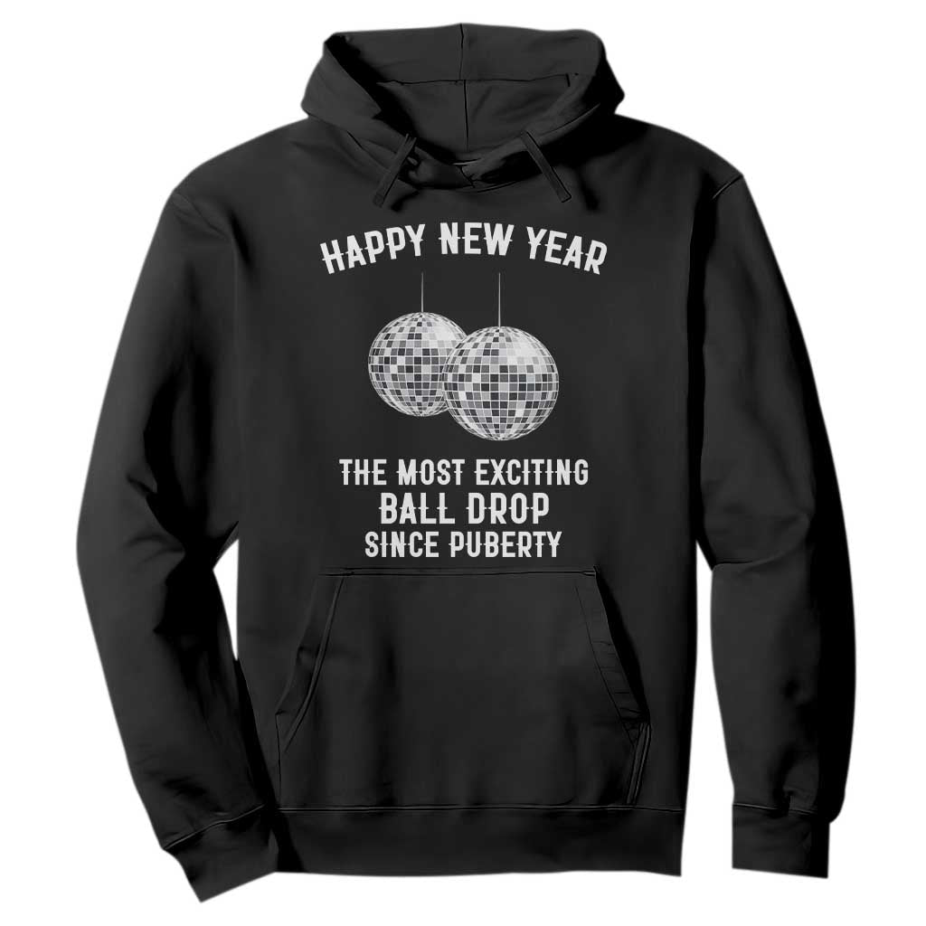 Funny New Years Eve Hoodie Ball Drop Rude Adult Humor TS10 Black Print Your Wear