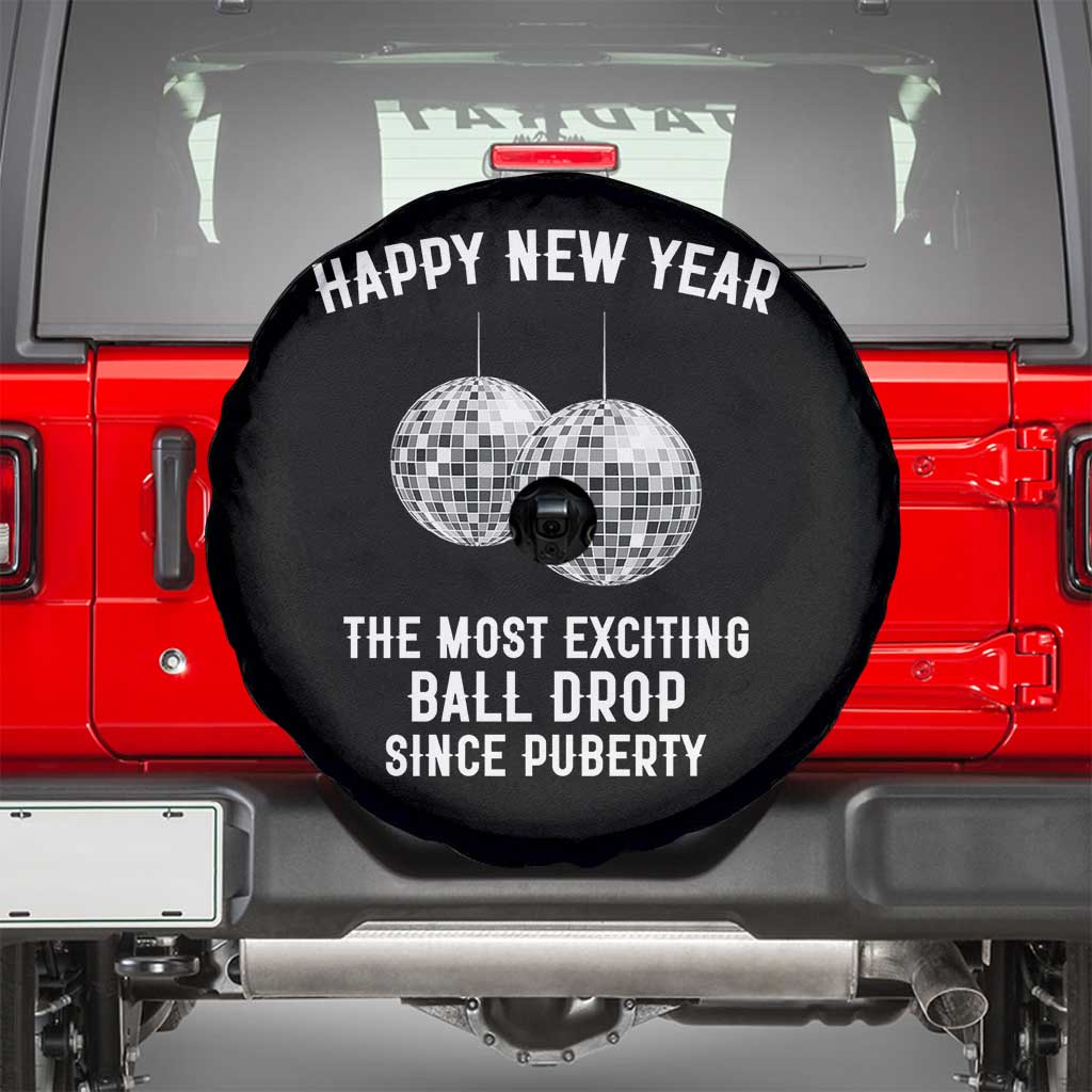 Funny New Years Eve Spare Tire Cover Ball Drop Rude Adult Humor TS10 Black Print Your Wear