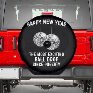 Funny New Years Eve Spare Tire Cover Ball Drop Rude Adult Humor TS10 Black Print Your Wear