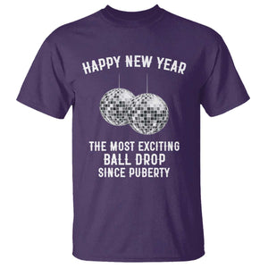 Funny New Years Eve T Shirt Ball Drop Rude Adult Humor TS10 Purple Print Your Wear