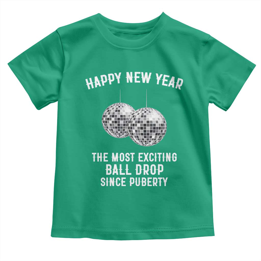 Funny New Years Eve Toddler T Shirt Ball Drop Rude Adult Humor TS10 Irish Green Print Your Wear