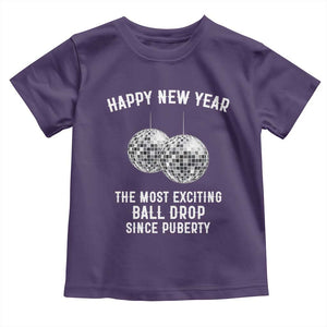Funny New Years Eve Toddler T Shirt Ball Drop Rude Adult Humor TS10 Purple Print Your Wear