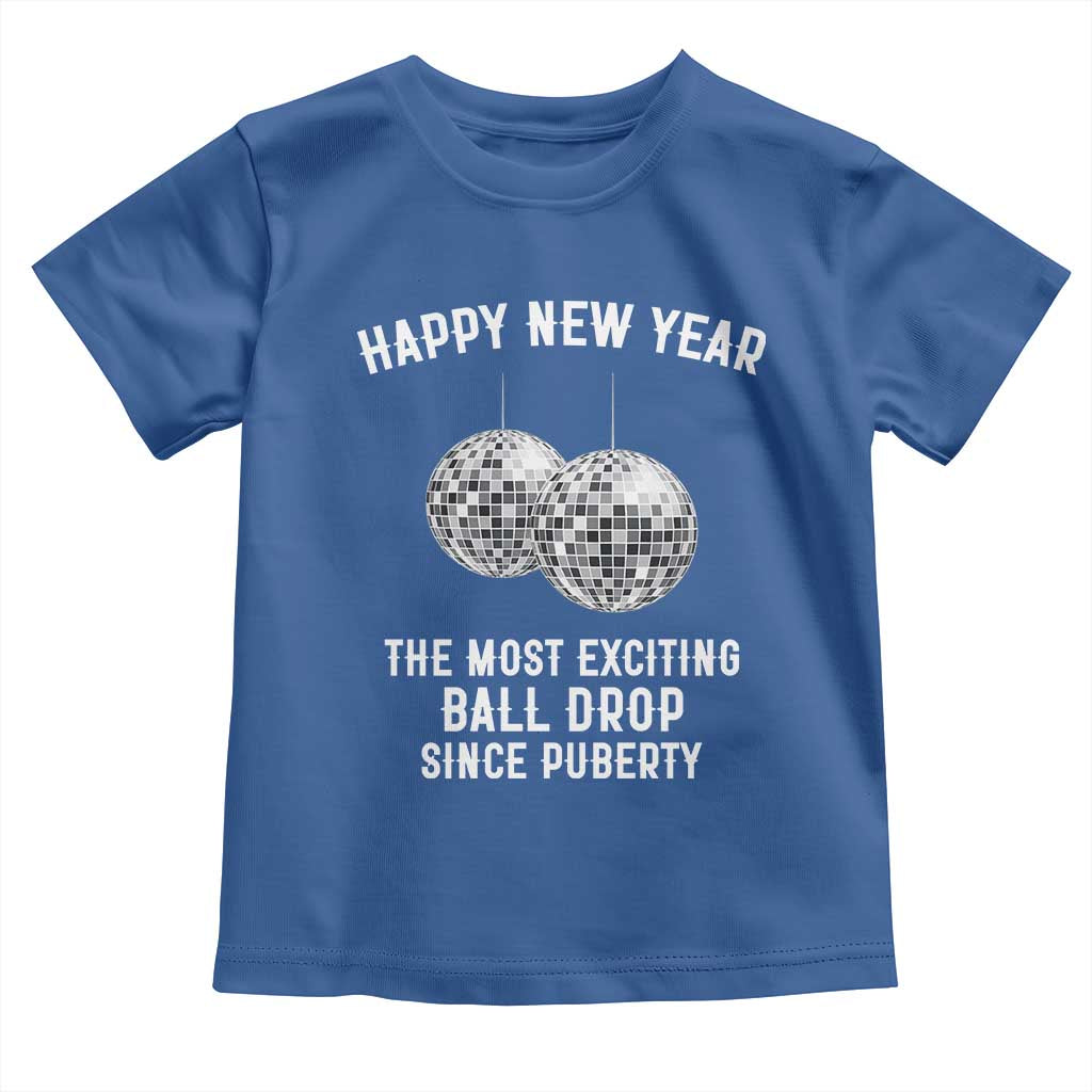 Funny New Years Eve Toddler T Shirt Ball Drop Rude Adult Humor TS10 Royal Blue Print Your Wear