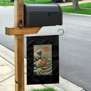 Capybara Surfing Japanese Garden Flag Vintage Great Wave Off Kanagawa Anime Kawaii TS10 Print Your Wear