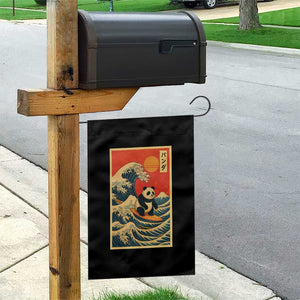 Panda Surfing Japanese Garden Flag Vintage Great Wave Off Kanagawa Anime Kawaii TS10 Print Your Wear