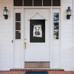 Kawaii Anime Samurai Panda Garden Flag Vintage Sumi-e Japanese Art Funny Panda Lovers TS10 Print Your Wear