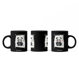 Kawaii Anime Samurai Panda Coffee Mug Vintage Sumi-e Japanese Art Funny Panda Lovers TS10 Print Your Wear