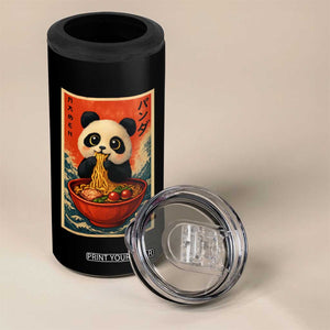 Kawaii Anime Panda Ramen 4 in 1 Can Cooler Tumbler Funny Japanese Noodles Anime Lovers TS10 Print Your Wear