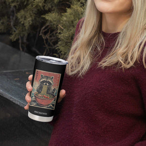 Kawaii Anime Raccoon Ramen Tumbler Cup Funny Japanese Noodles Anime Lovers TS10 Print Your Wear